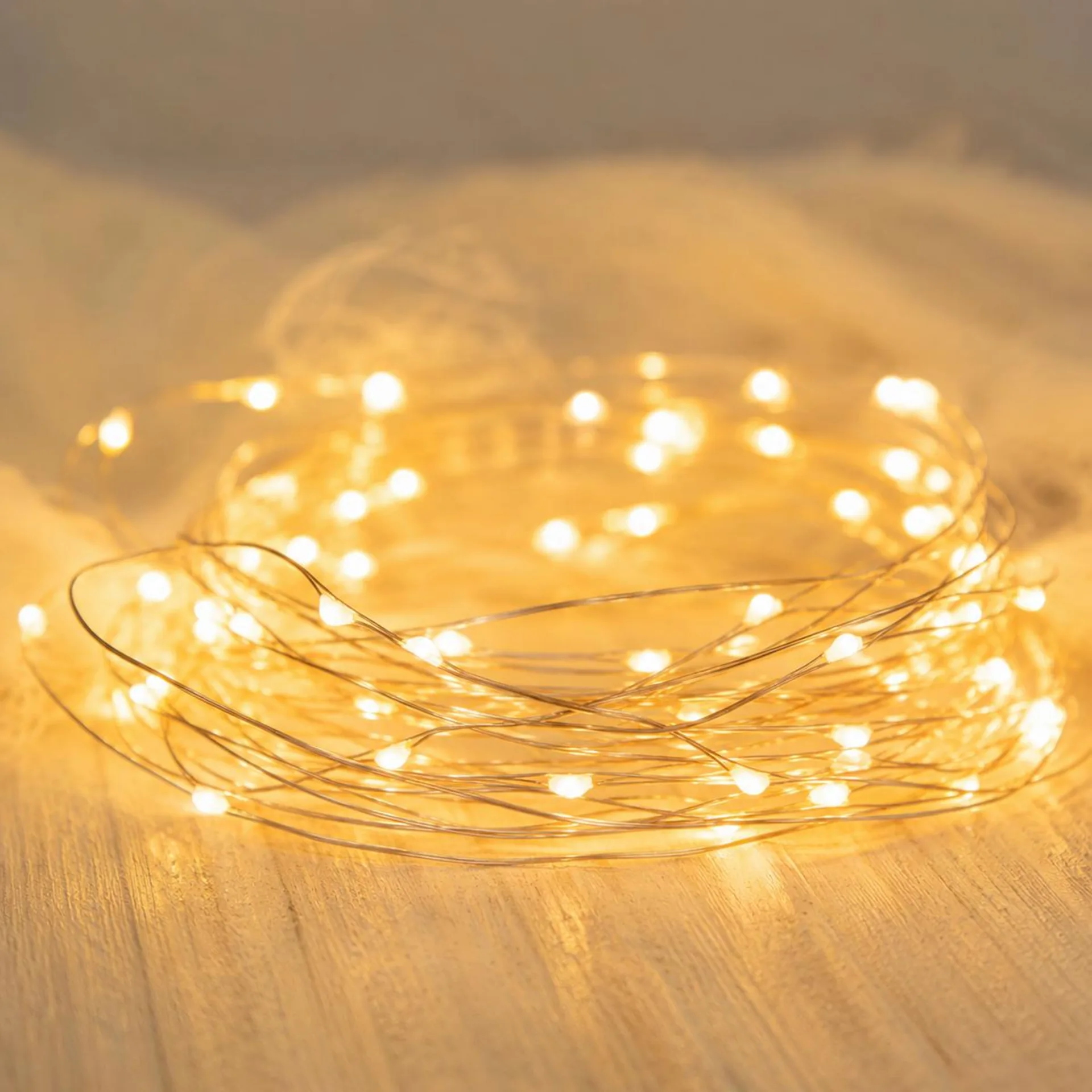 LED Lichterdraht warmweiß