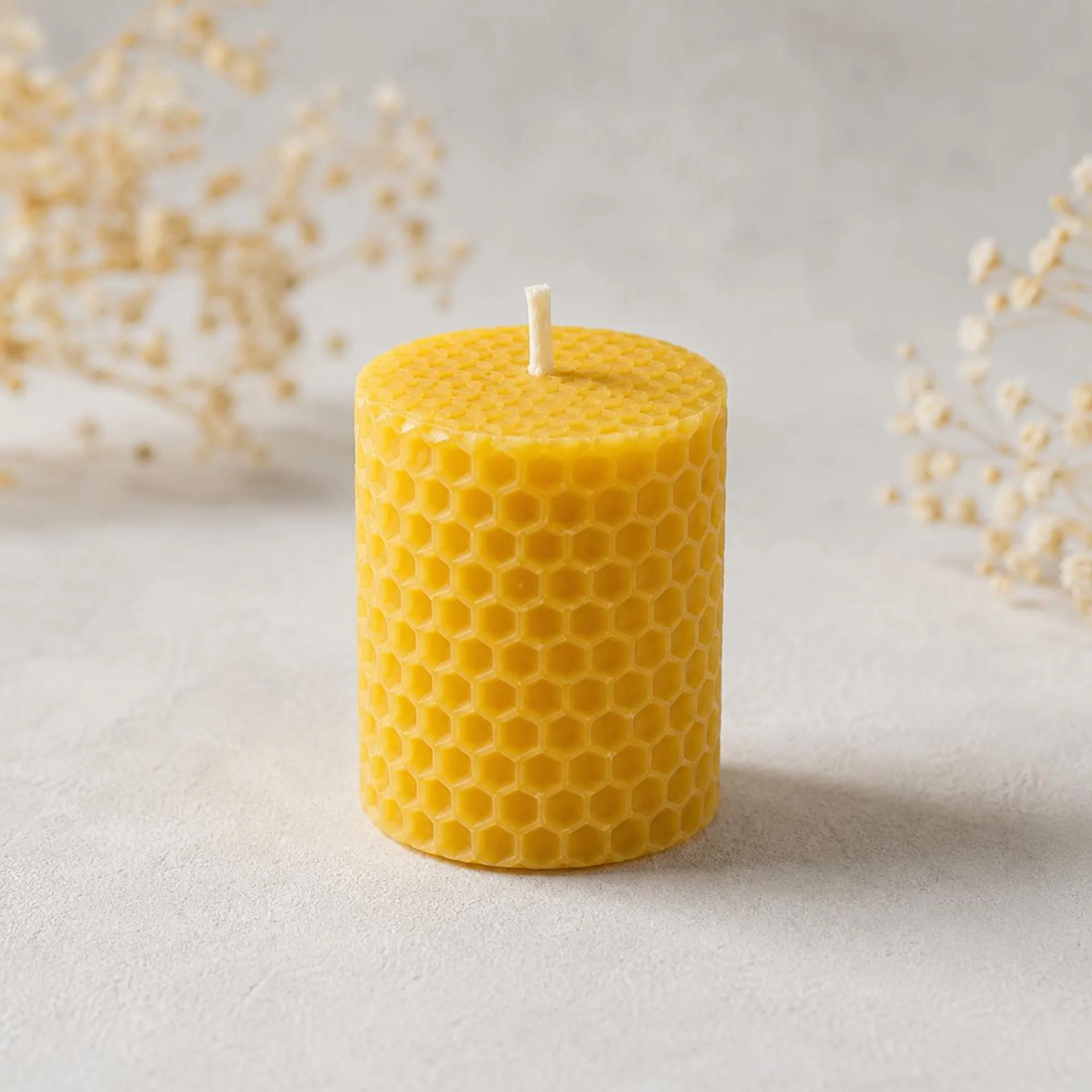 Bienenwachskerze