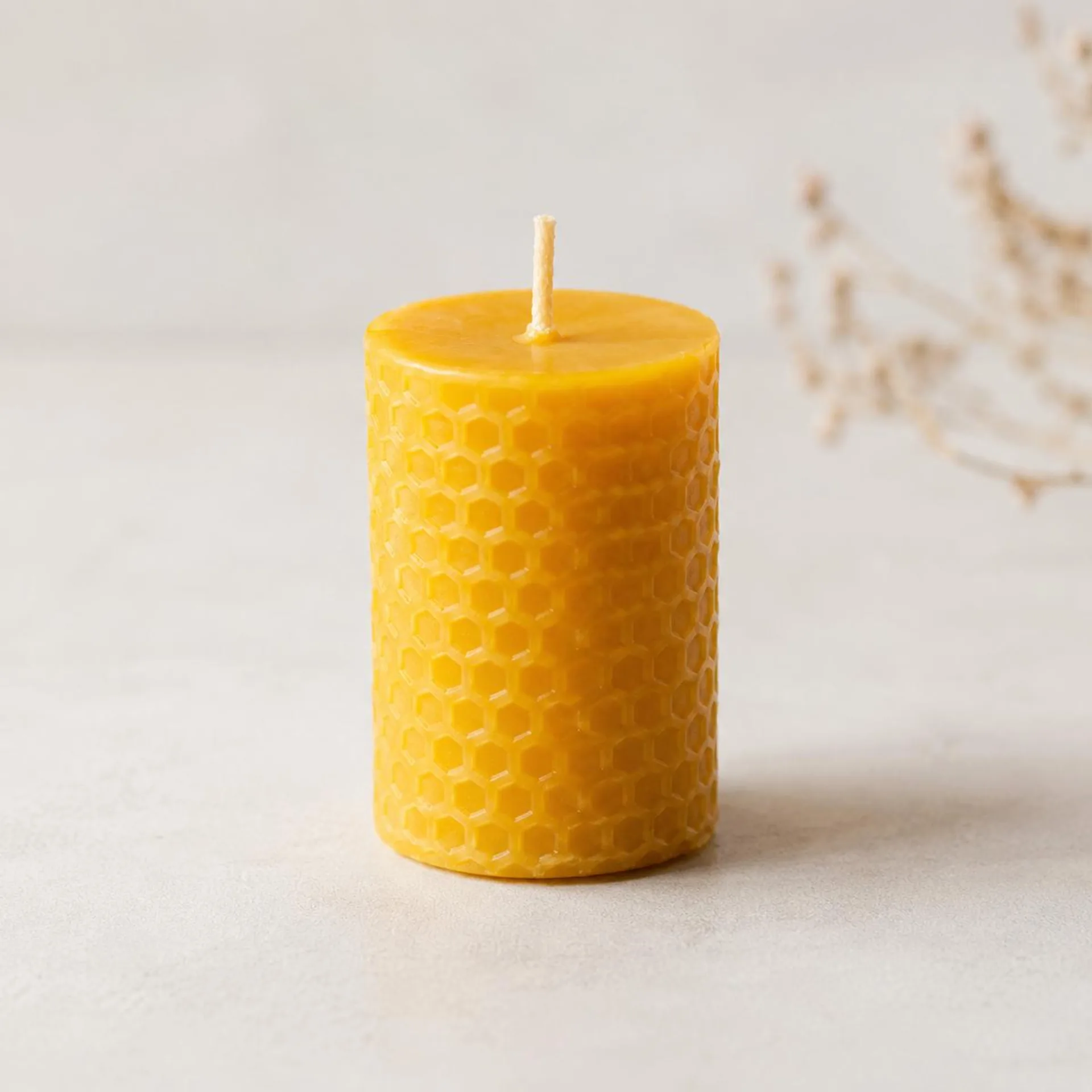 Bienenwachskerze