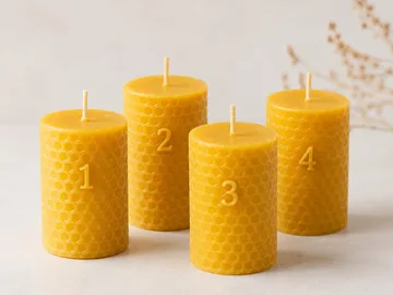 Bienenwachskerze
