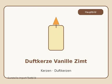 Duftkerze Vanille Zimt