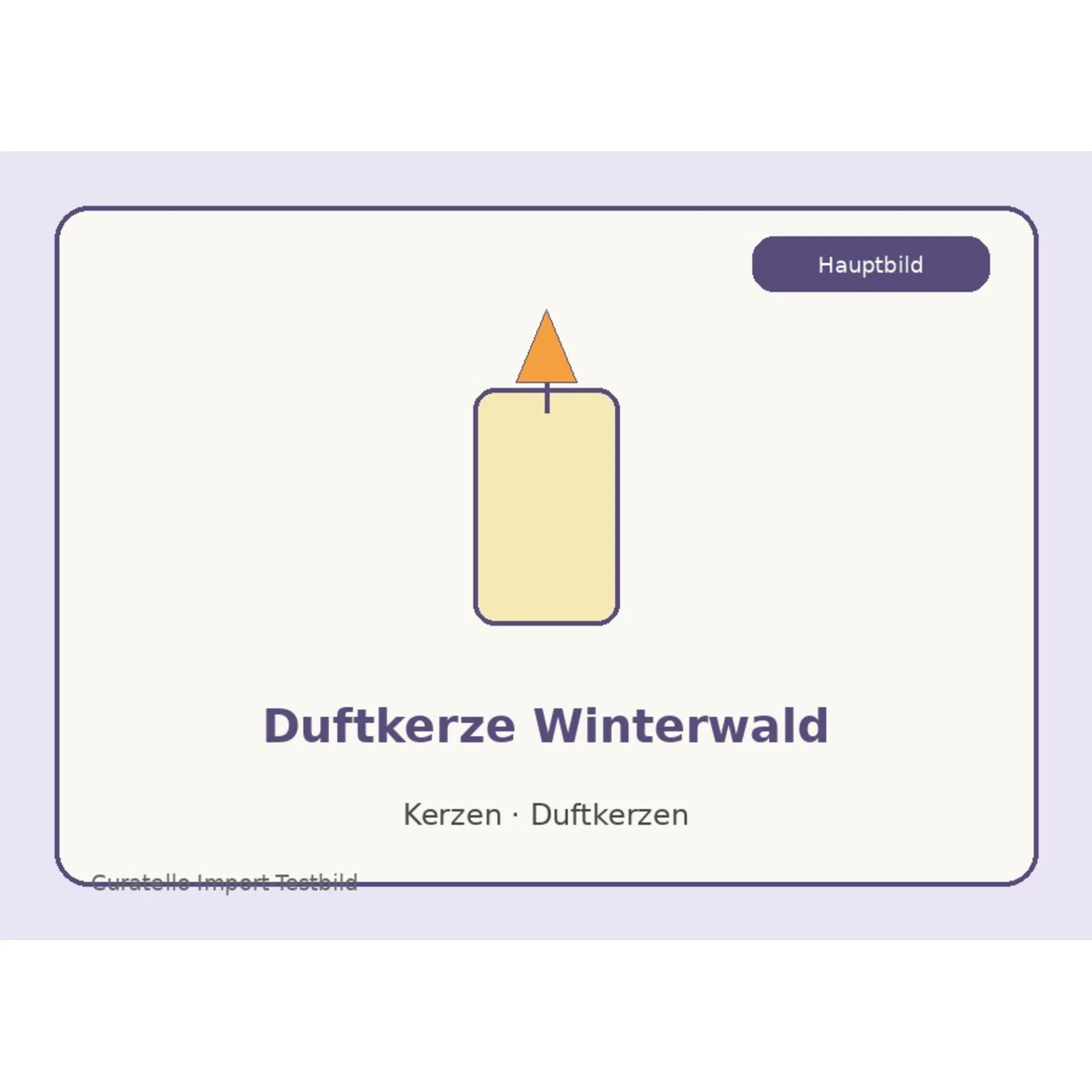 Duftkerze Winterwald