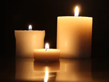 Advent candle set 1 to 4