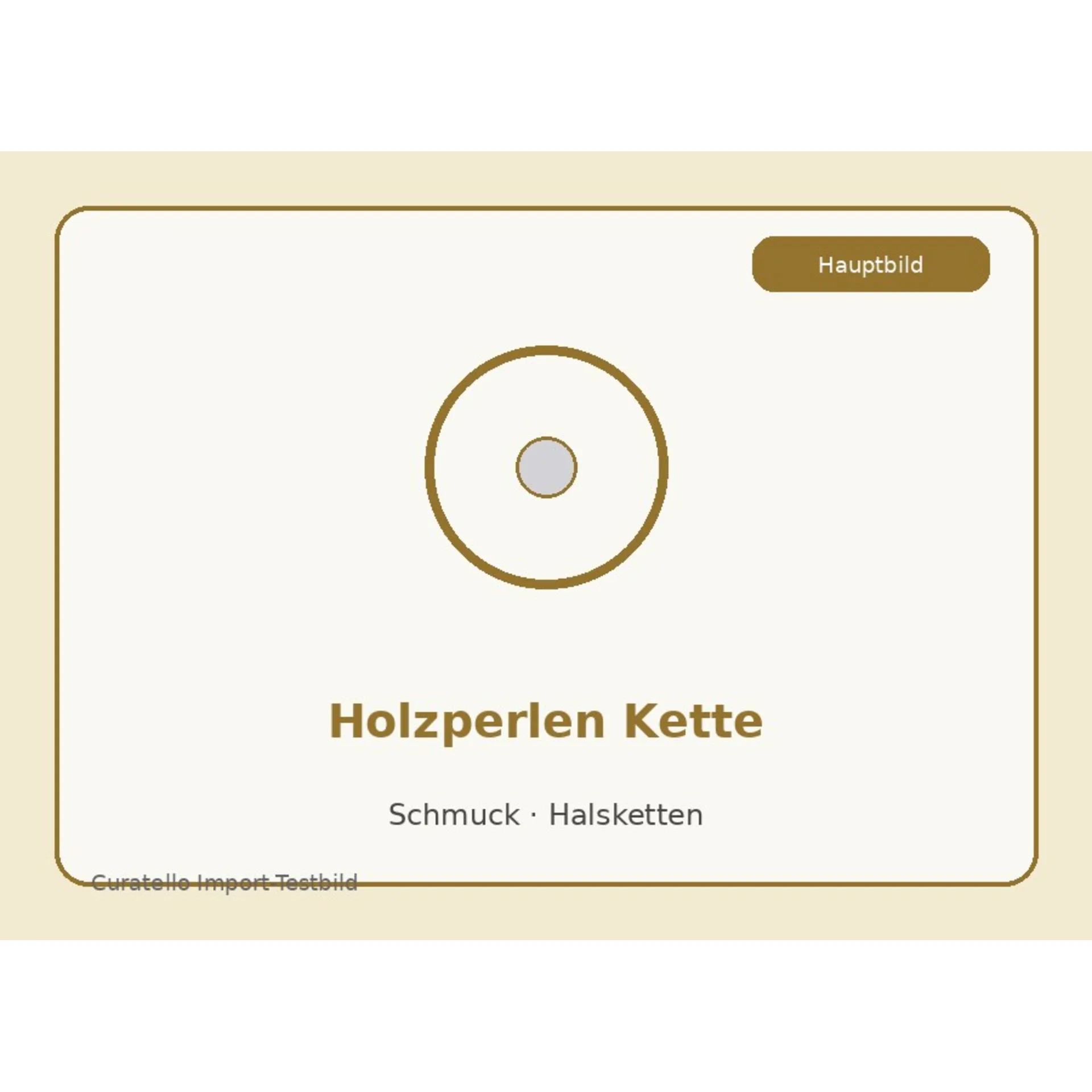 Holzperlen Kette