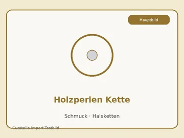 Holzperlen Kette