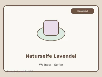 Lavender natural soap