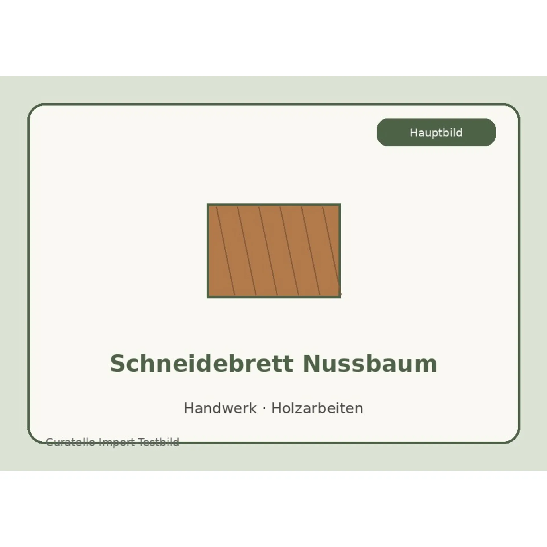 Schneidebrett Nussbaum